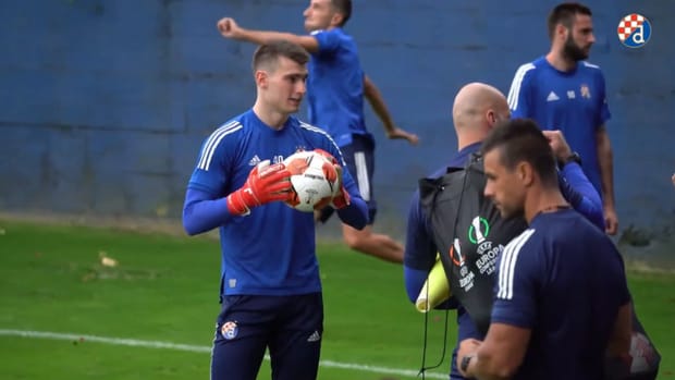 Dinamo Zagreb get ready to face West Ham United